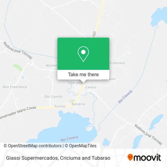 Giassi Supermercados map