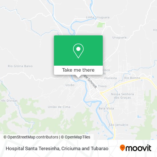 Hospital Santa Teresinha map