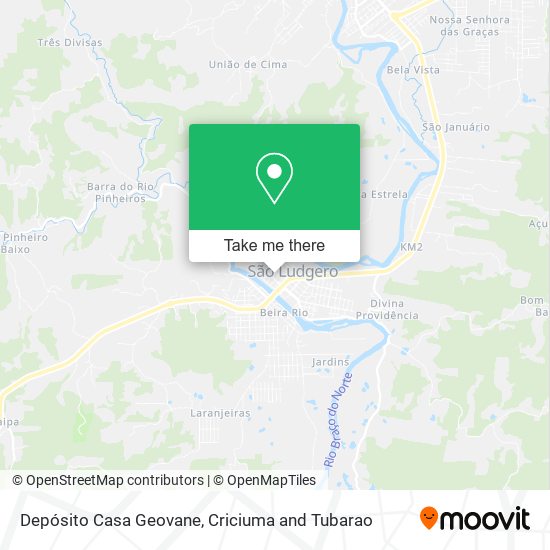 Mapa Depósito Casa Geovane