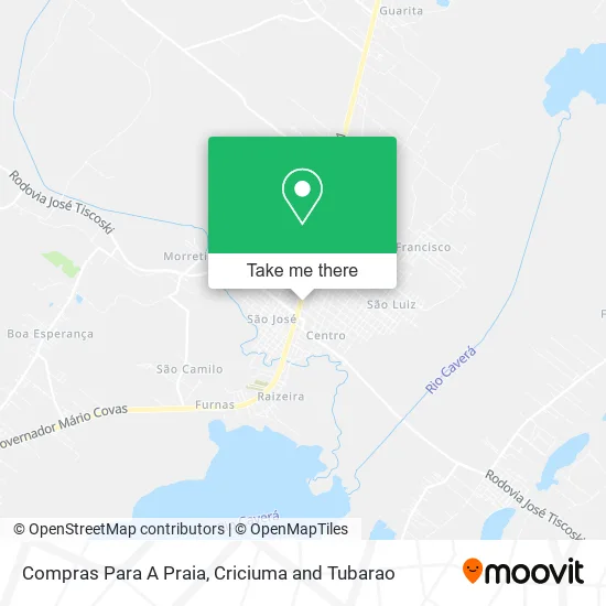 Compras Para A Praia map