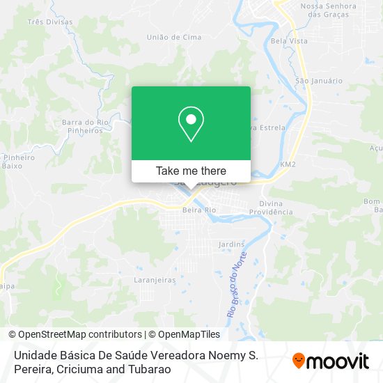 Unidade Básica De Saúde Vereadora Noemy S. Pereira map