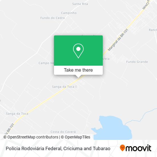 Polícia Rodoviária Federal map
