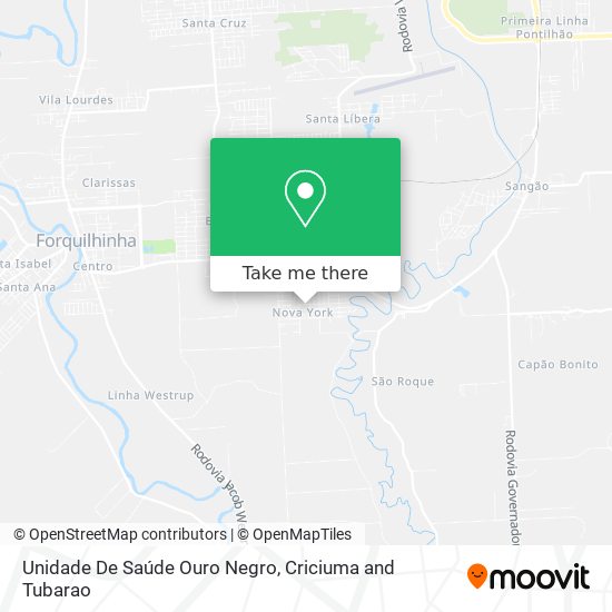 Unidade De Saúde Ouro Negro map