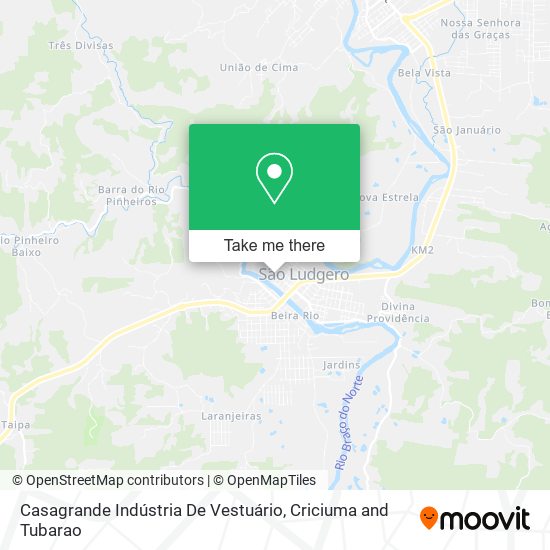 Casagrande Indústria De Vestuário map