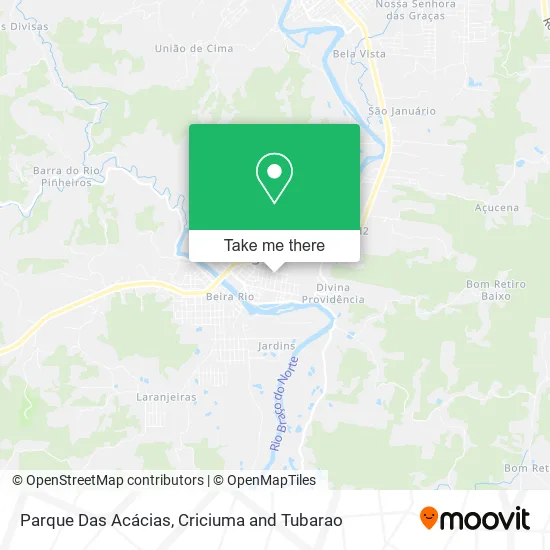 Parque Das Acácias map