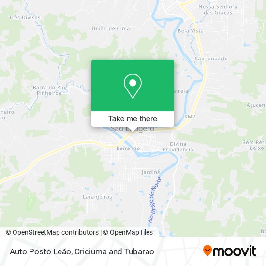 Auto Posto Leão map