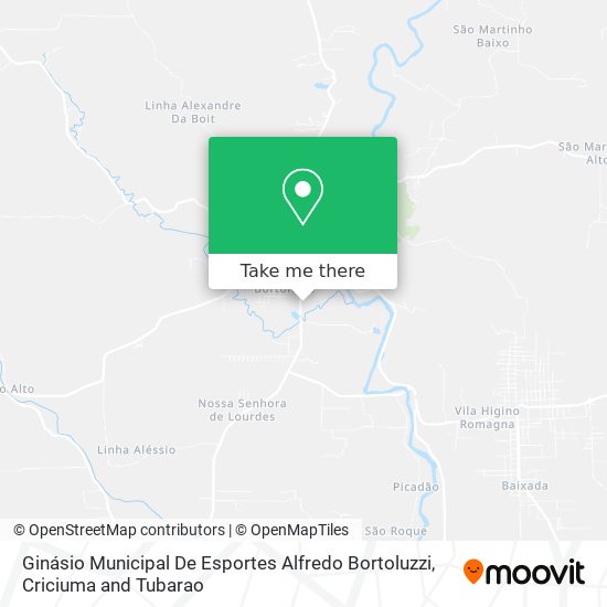 Ginásio Municipal De Esportes Alfredo Bortoluzzi map