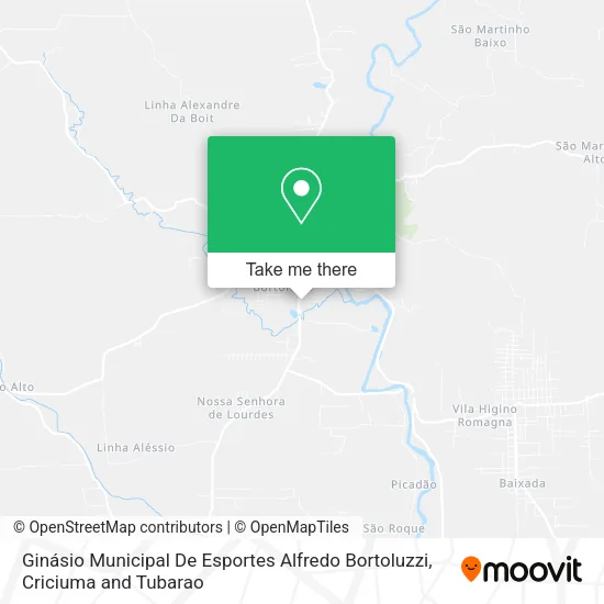 Ginásio Municipal De Esportes Alfredo Bortoluzzi map