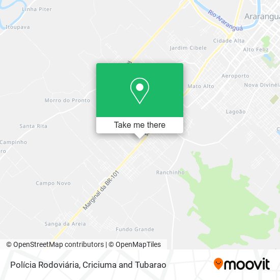 Polícia Rodoviária map