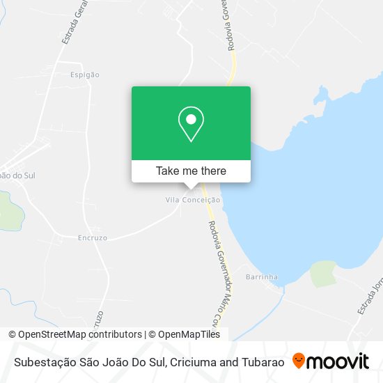 Subestação São João Do Sul map
