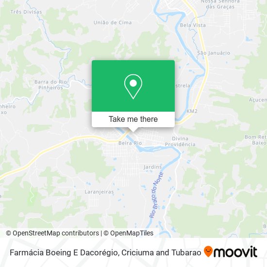 Farmácia Boeing E Dacorégio map