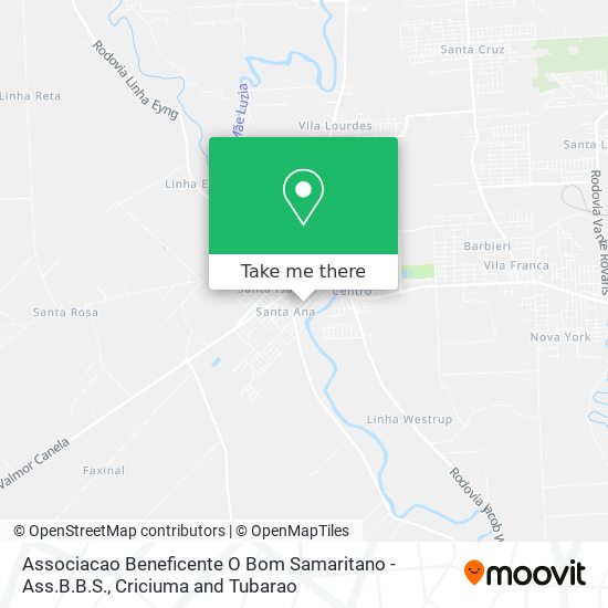 Associacao Beneficente O Bom Samaritano - Ass.B.B.S. map