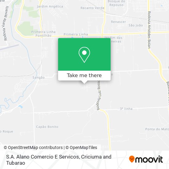S.A. Alano Comercio E Servicos map