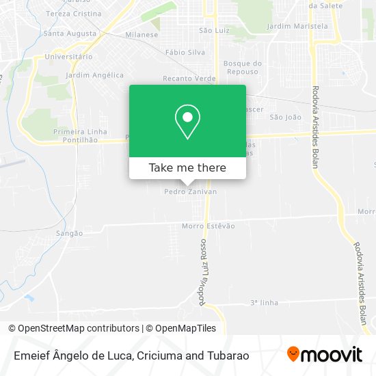Emeief Ângelo de Luca map