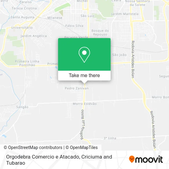 Orgodebra Comercio e Atacado map