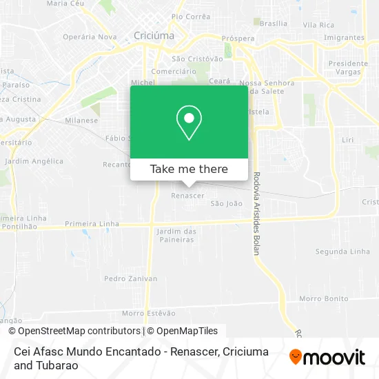 Cei Afasc Mundo Encantado - Renascer map