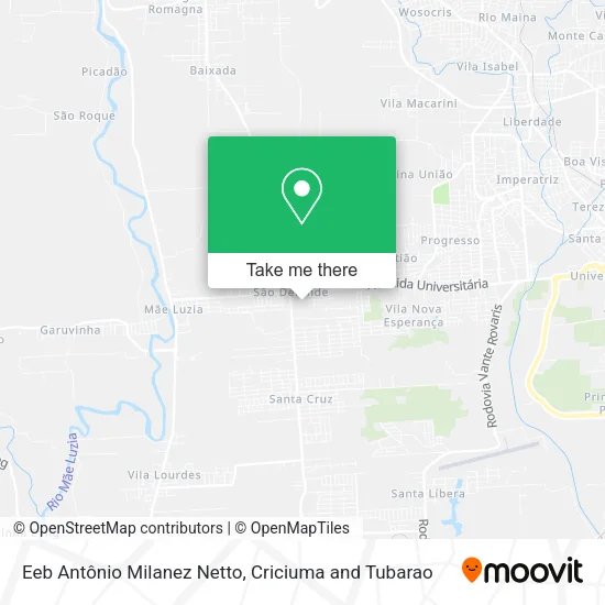 Eeb Antônio Milanez Netto map