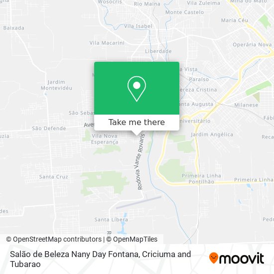 Salão de Beleza Nany Day Fontana map