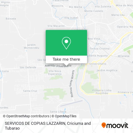 SERVICOS DE COPIAS LAZZARIN map
