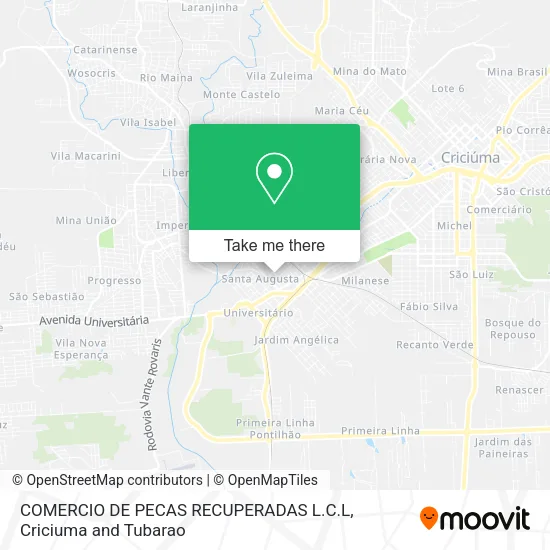 COMERCIO DE PECAS RECUPERADAS L.C.L map