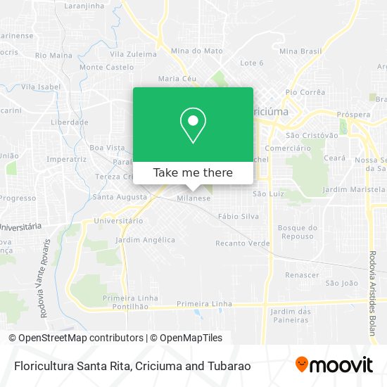 Floricultura Santa Rita map