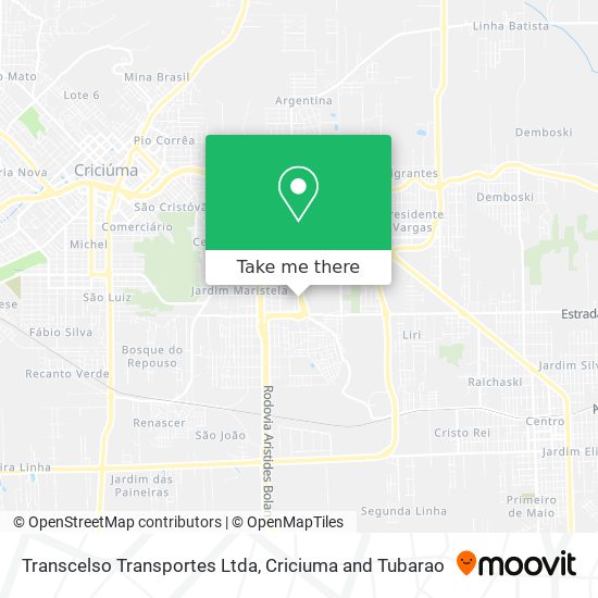 Transcelso Transportes Ltda map