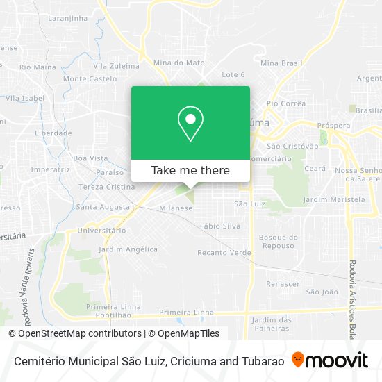 Cemitério Municipal São Luiz map