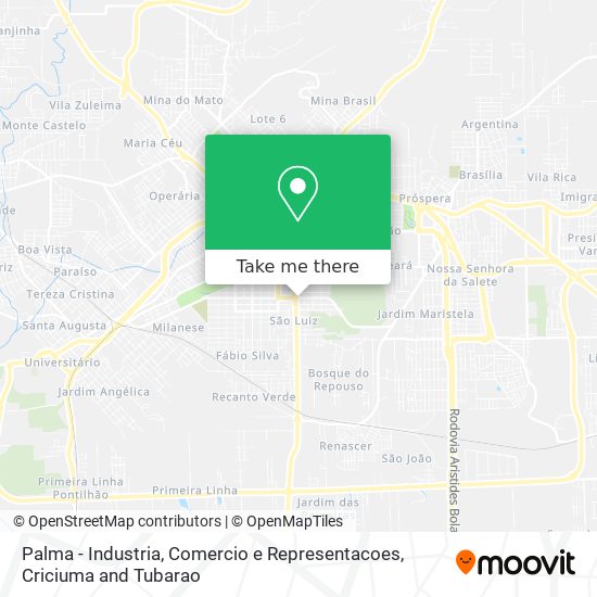 Palma - Industria, Comercio e Representacoes map