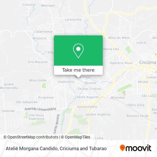 Ateliê Morgana Candido map