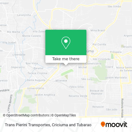 Trans Pierini Transportes map
