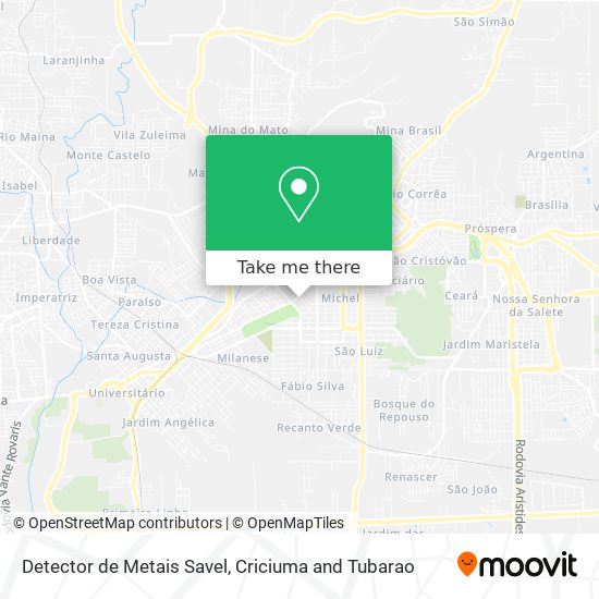 Detector de Metais Savel map