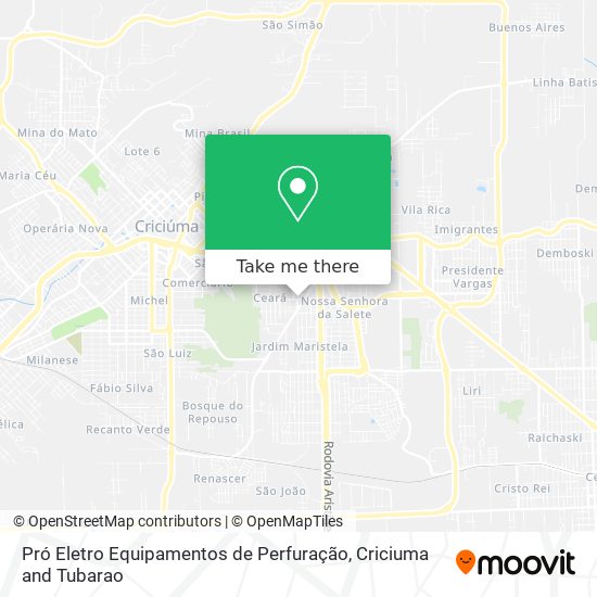 Pró Eletro Equipamentos de Perfuração map
