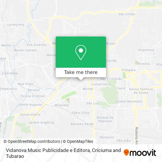 Vidanova Music Publicidade e Editora map