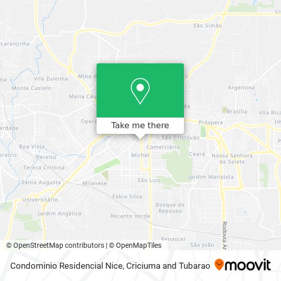 Condominio Residencial Nice map