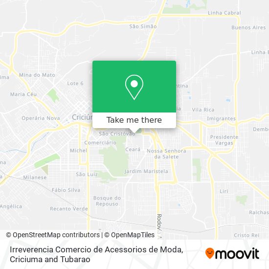 Irreverencia Comercio de Acessorios de Moda map