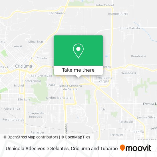 Unnicola Adesivos e Selantes map