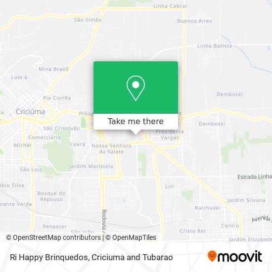 Ri Happy Brinquedos map