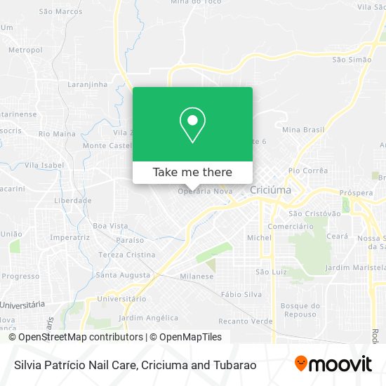 Silvia Patrício Nail Care map