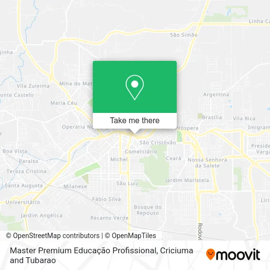 Master Premium Educação Profissional map