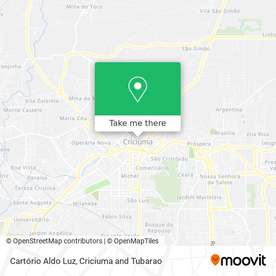 Cartório Aldo Luz map