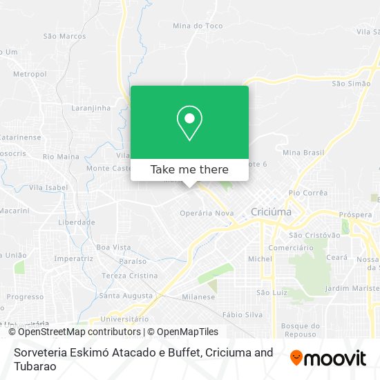 Sorveteria Eskimó Atacado e Buffet map