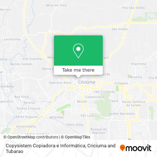Copysistem Copiadora e Informática map