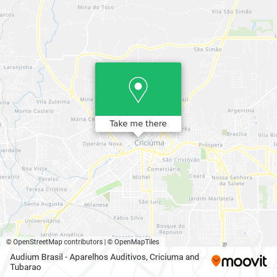 Audium Brasil - Aparelhos Auditivos map
