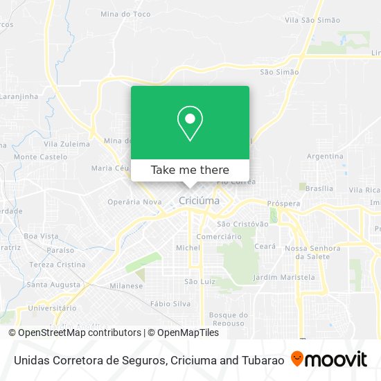 Unidas Corretora de Seguros map
