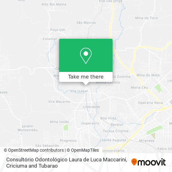 Consultório Odontológico Laura de Luca Maccarini map