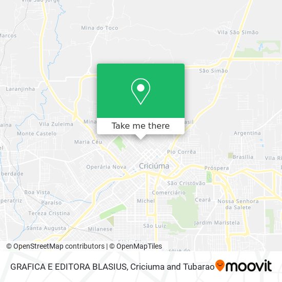 GRAFICA E EDITORA BLASIUS map