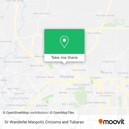 Dr Wanderlei Margotti map