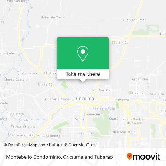 Montebello Condomínio map