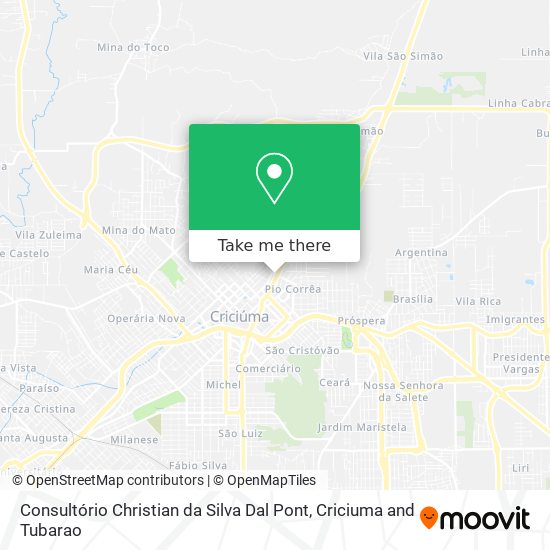 Consultório Christian da Silva Dal Pont map