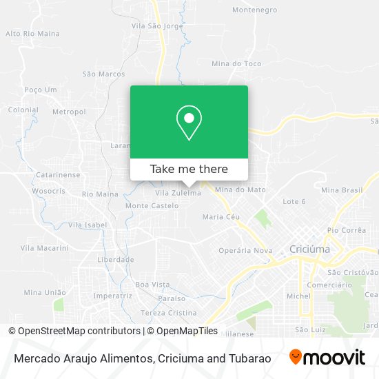 Mercado Araujo Alimentos map